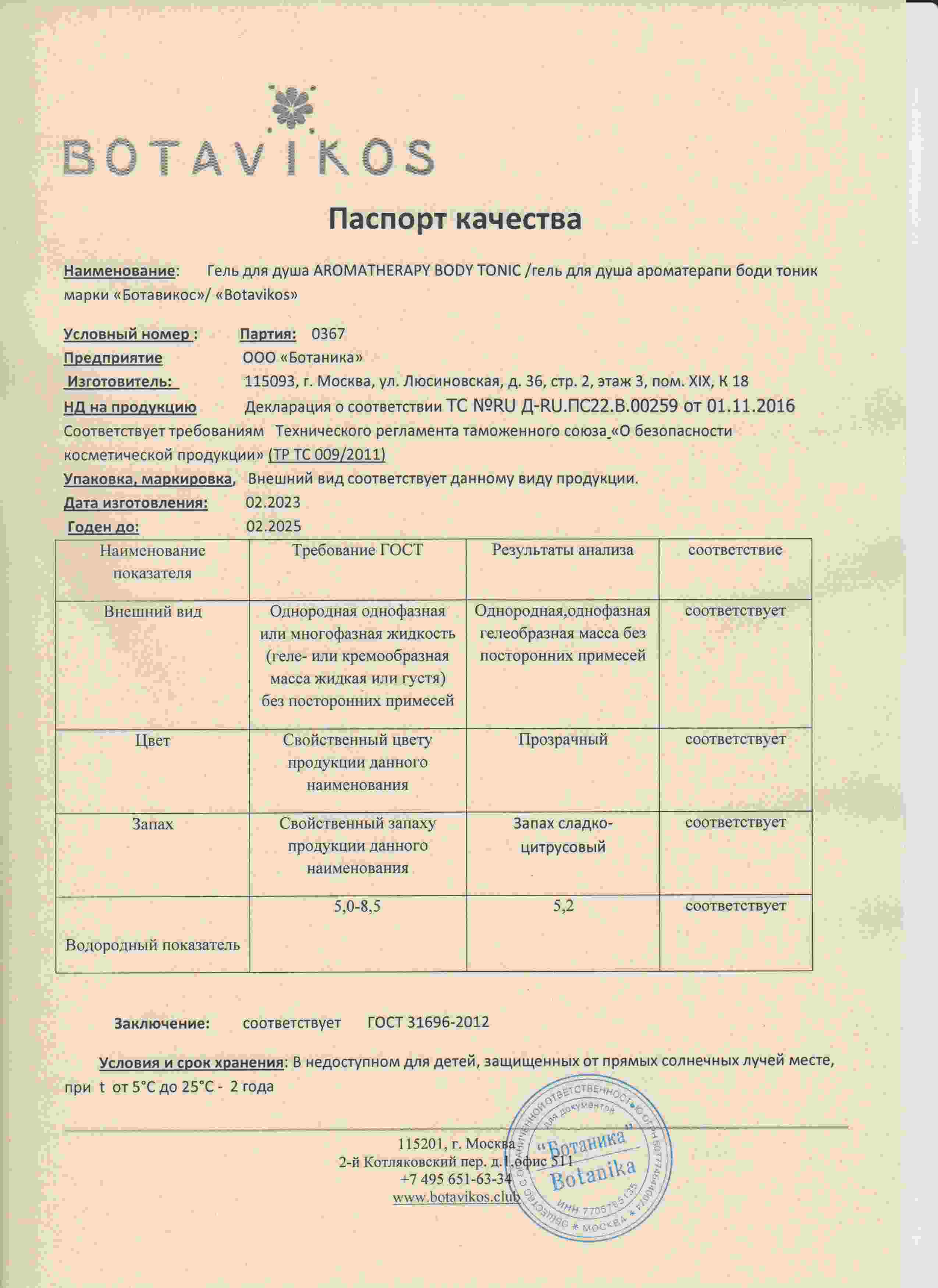 Паспорт №022023